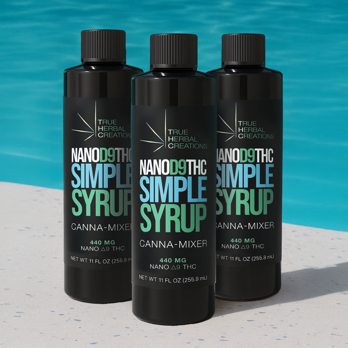 Nano D9 THC Simple Syrup