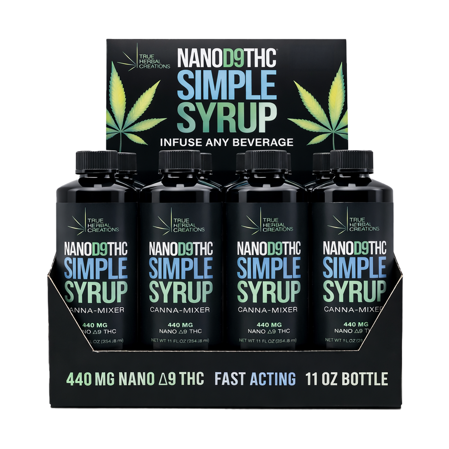 Nano D9 THC Simple Syrup 11oz 9 Pack $3.36/oz