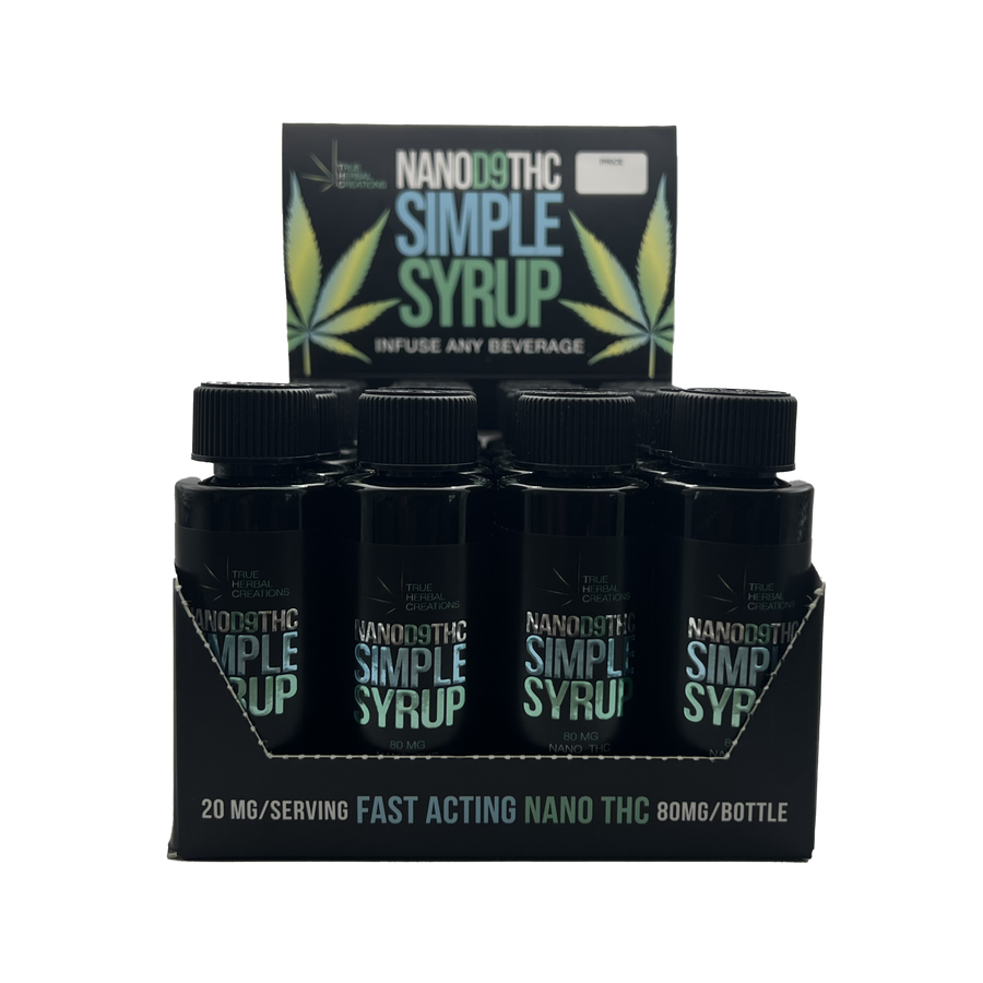 Nano D9 THC Simple Syrup 2oz 10 Pack $4.99/oz