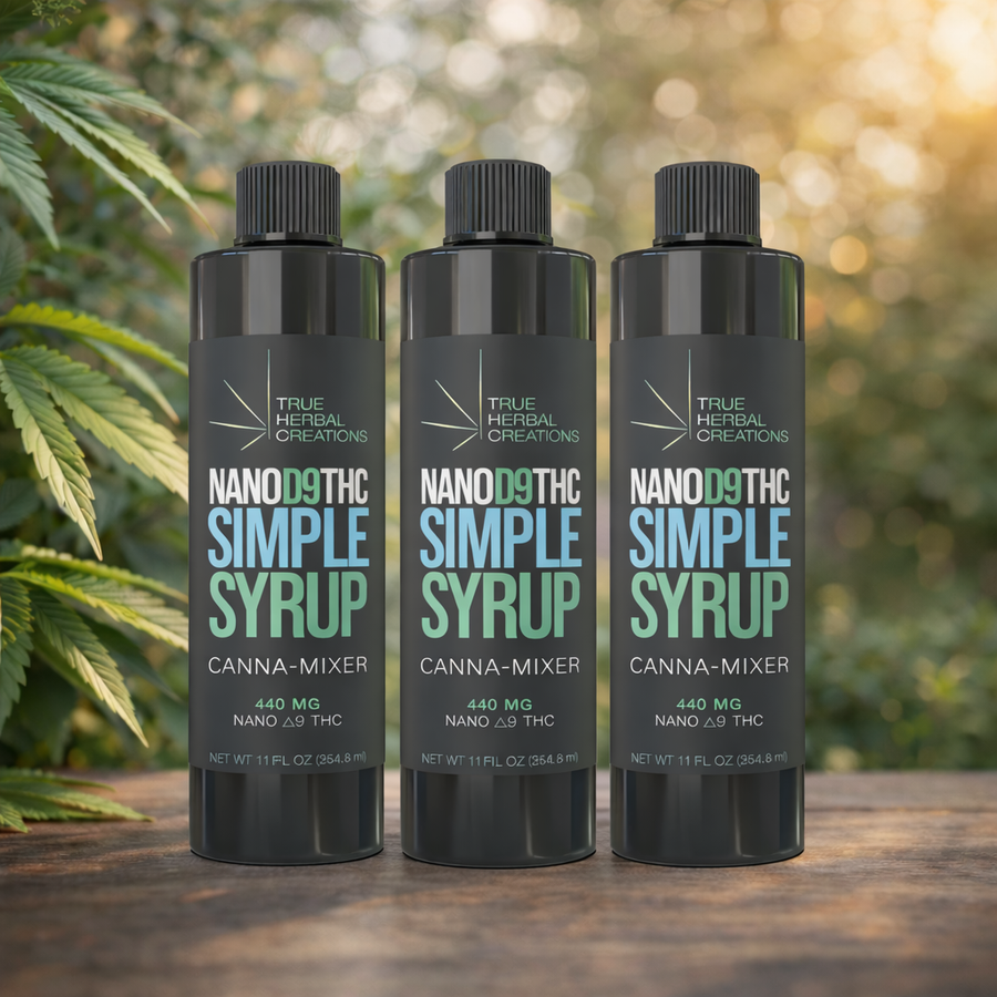 Nano D9 THC Simple Syrup 11oz Three Pack $3.41/oz