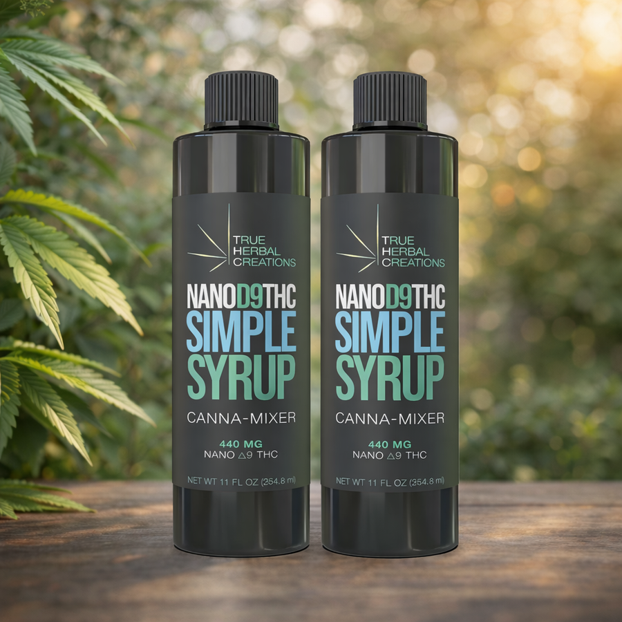Nano D9 THC Simple Syrup 11oz Twin Pack $3.57/oz